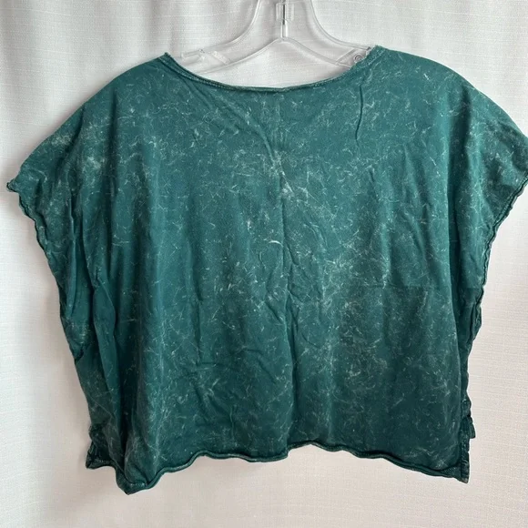 Shyanne Teal Short Sleeve Tee with Eagle Design - Picture 3 of 6